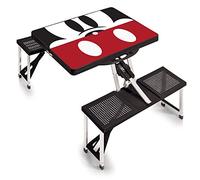 Disney Classics - Tavolo da picnic pieghevole per 4 persone, colore: Nero