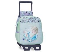 Disney Close To The Heart Frozen Zaino scuola con carrello Multicolore 23 x 25 x 10 cm Poliestere by Joumma Bags, multicolore, Taglia unica, Zaino scuola con carrello