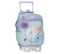 Disney Close To The Heart Frozen Zaino scuola con carrello rosa 23 x 28 x 10 cm Poliestere by Joumma Bags, Rosa, Taglia unica, Zaino scuola con carrello