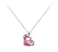 Disney Collana con ciondolo a forma di gatto dello Stregatto Alice nel paese delle meraviglie