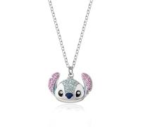 Disney Collana Lilo & Stitch - 40,6 cm + 5,1 cm collana con ciondolo Stitch Jewelry - Gioielli con licenza ufficiale, Zinco, Pietra acrilica