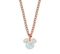 Disney Collana Mickey, Acciaio Inossidabile con Zirconi per Bambini e Bambine, Gioielli