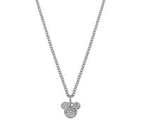 Disney Collana Mickey, Acciaio Inossidabile con Zirconi per Bambini e Bambine, Gioielli