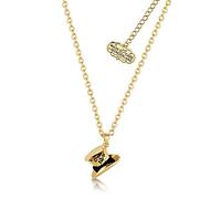 Disney - Collana placcata oro Alice nel paese delle meraviglie con cappellaio pazzo corto di Couture Kingdom