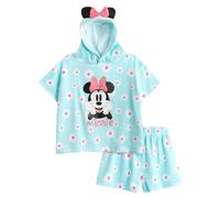 Disney Completo Pigiama Corto Topolina Asciugamano Ragazze (NS9610)