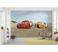 Disney con Licenza Foto Parati 366x254cm Auto Gara Murale Cameretta Bimbi