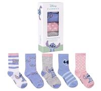 Disney Confezione Calzini Stitch, Multicolore, 27-30 Unisex