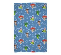 Disney Coperta in pile con licenza ufficiale Toy Story, super morbida e accogliente, design Explora, perfetta per decorare la camera da letto o il soggiorno, 100 x 150 cm, blu