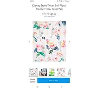 Disney - Coperta in pile Trilli (152 cm x 183 cm)