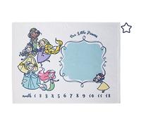 Disney Coperta per bambini Principessa bianca, rosa, gialla e acqua super morbida