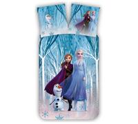 DISNEY Copripiumino 'Frozen' navy / blu chiaro / lilla scuro / bianco Bambini DISNEY One Size