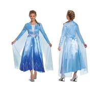 Disney - Costume da adulto La regina di ghiaccio Elsa in viaggio, taglia L (38-40)