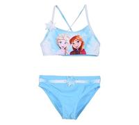 Disney Costume da Bagno 2 Pezzi per Bambine e Ragazze di Frozen, Bikini con Anna e Elsa, Fiocco di Neve