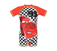 Disney Costume da Bagno Cars | Costume da Bagno Bambina | Costumi Piscina Ragazzo | Arancione 6-7 Anni