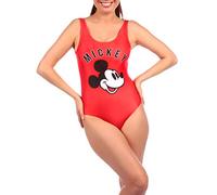 Disney Costume da Bagno per Donna Topolino Mickey Mouse Rosso XX-Large