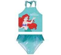 Disney Costume da Bagno per Ragazze a Due Pezzi The Little Mermaid La Sirenetta Multicolore 6-7 Anni