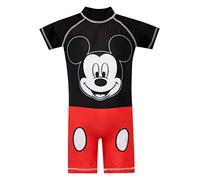 Disney Costume da Bagno per Ragazzi Mickey Mouse Rosso 9-12 Mesi