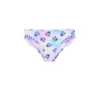Disney Costume da Bagno Slip per Bambine Stitch, Motivo Tie Dye con Volant (IT, età, 6 Anni, Regular, Viola)