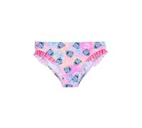 Disney Costume da Bagno Slip per Bambine Stitch, Motivo Tie Dye con Volant (IT, età, 8 Anni, Regular, Rosa)