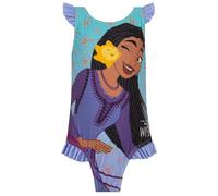 Disney Costume da Bagno Wish | Wish Costumi Mare Bambino | Costume Intero Ragazza | Viola 3-4 Anni