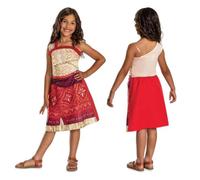 Disney - Costume da Moana 2, per bambini, con licenza ufficiale, dettagli stampati intricati, ispirato al film di Moana 2, 3-4, 4-6 e 7-8 anni