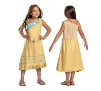 Disney - Costume da principessa dei nativi americani, prodotto ufficiale di Pocahontas, per bambini, taglia S