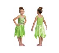 Disney - Costume ufficiale Campanellino per bambini, costume da fata verde, per ragazze, XS