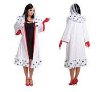 Disney - Costume ufficiale da Crudelia Deville, per adulti, taglia M