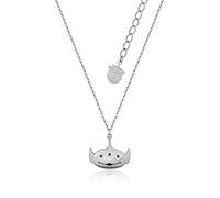 Disney Couture Kingdom Pixar Toy Story - Collana aliena placcata oro bianco