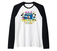 Disney Cruise Family Group Vacation Matching All Aboard 2026 Maglia con Maniche Raglan