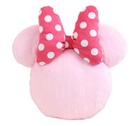 Disney Cuscino sagomato Minnie Mouse con licenza ufficiale, morbidissimo | Design reversibile a pois | Perfetto per arredare la camera da letto o il soggiorno | 40 x 40 cm