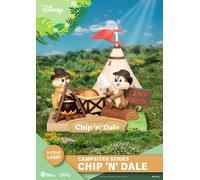 Disney D-Stage Campsite Series PVC Diorama Chip & Dale Special Edition 10 Cm Bea