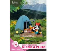 Disney D-Stage Campsite Series PVC Diorama Mini & Pluto 10 cm