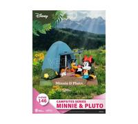 Beast Kingdom Toys Diorama Pvc D-stage Campsite Series Mini & Pluto Disney 10 Cm Multicolor