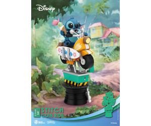 Disney D-Stage PVC Diorama Stitch Coin Ride 16 cm