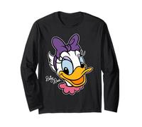 Disney Daisy Duck Big Face Retro Character Trip Matching Maglia a Manica