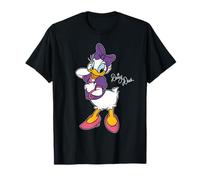 Disney Daisy Duck Retro Character Cute Pose Trip Matching Maglietta