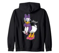Disney Daisy Duck Retro Character Sassy Pose Trip Matching Felpa con Cappuccio