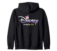 Disney Daisy Duck Script Logo Family Trip 2026 Vacation Felpa con Cappuccio