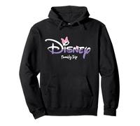 Disney Daisy Duck Script Logo Family Trip Vacation Matching Felpa con Cappuccio