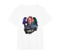 Disney Descendants 3 Mal Uma Audrey Do What You Gotta Do Maglietta, Donna plus-size, Bianco, 5X