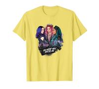 Disney Descendants 3 Mal Uma Audrey Do What You Gotta Do Maglietta, Uomo, Limone, M