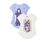 Disney Disney's Decendants Mal & Evie 2 Pack Girls T-Shirt Bundle Set T-Shirt Bambine e Ragazze