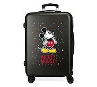 Disney (DIYL9 Valigia media rigida 68 cm Have a good day Mickey Nero
