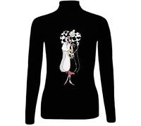 Disney Dolcevita Donna Cotone elasicizzato crudelia Art. WD38082 (XL, Nero)