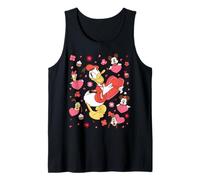 Disney Donald Duck & Friends Valentine's Day Retro Hearts Canotta