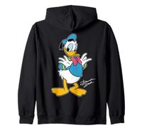 Disney Donald Duck Retro Character Proud Pose Trip Matching Felpa con Cappuccio