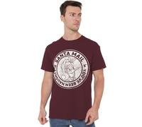 Disney Donald Duck Vintage Naughty List Christmas t-Shirt Unisex Borgogna, Borgogna, XXL