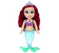 Disney - DP Arielle Sing & Glitter 2.0 Bambola Funzionale 38 cm, per Vasca da Bagno e piscina per Bambini, 1 pezzo