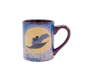 Disney DQ8832 Silver Buffalo Aladdin Ceramic Mug, 14 oz, Multicolored by Disney